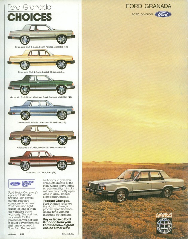 1981 Ford Granada Brochure Page 8